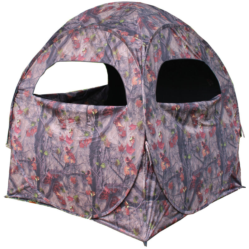 HME Two Person Spring Steel Pop Up Blind 58"x58"x57" - Poly Fabric