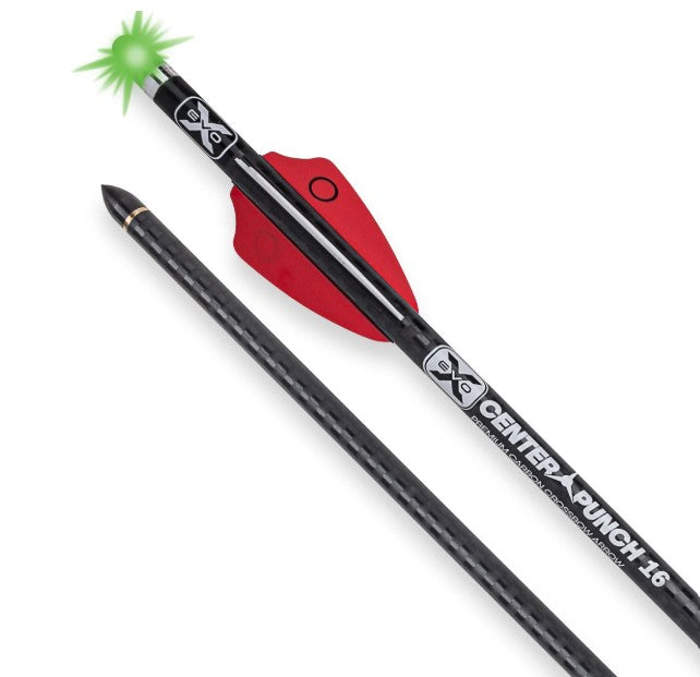 TenPoint 16-inch EVO-X Alpha-Blaze Lighted CenterPunch16 Premium Carbon Crossbow Arrows