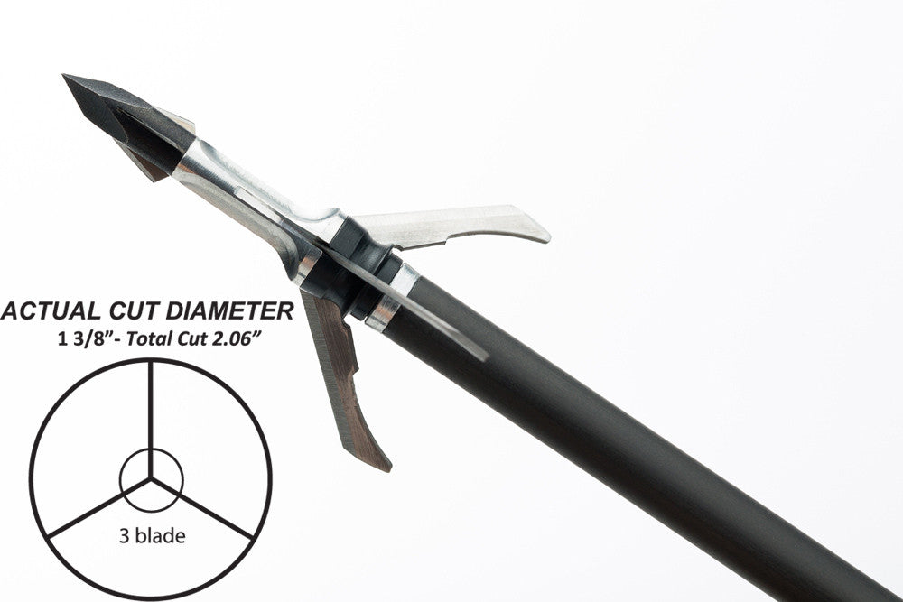 Grim Reaper Razortip Mechanical Broadheads - 100 gr (1 3/8'') - #1903