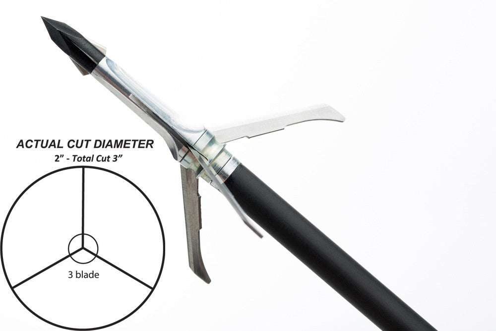 Grim Reaper Razortip Mechanical Broadheads - 100 gr (1 3/8'') - #1903