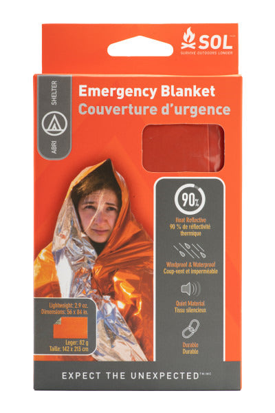 Adventure Medical 0140-1222 SOL Emergency Blanket