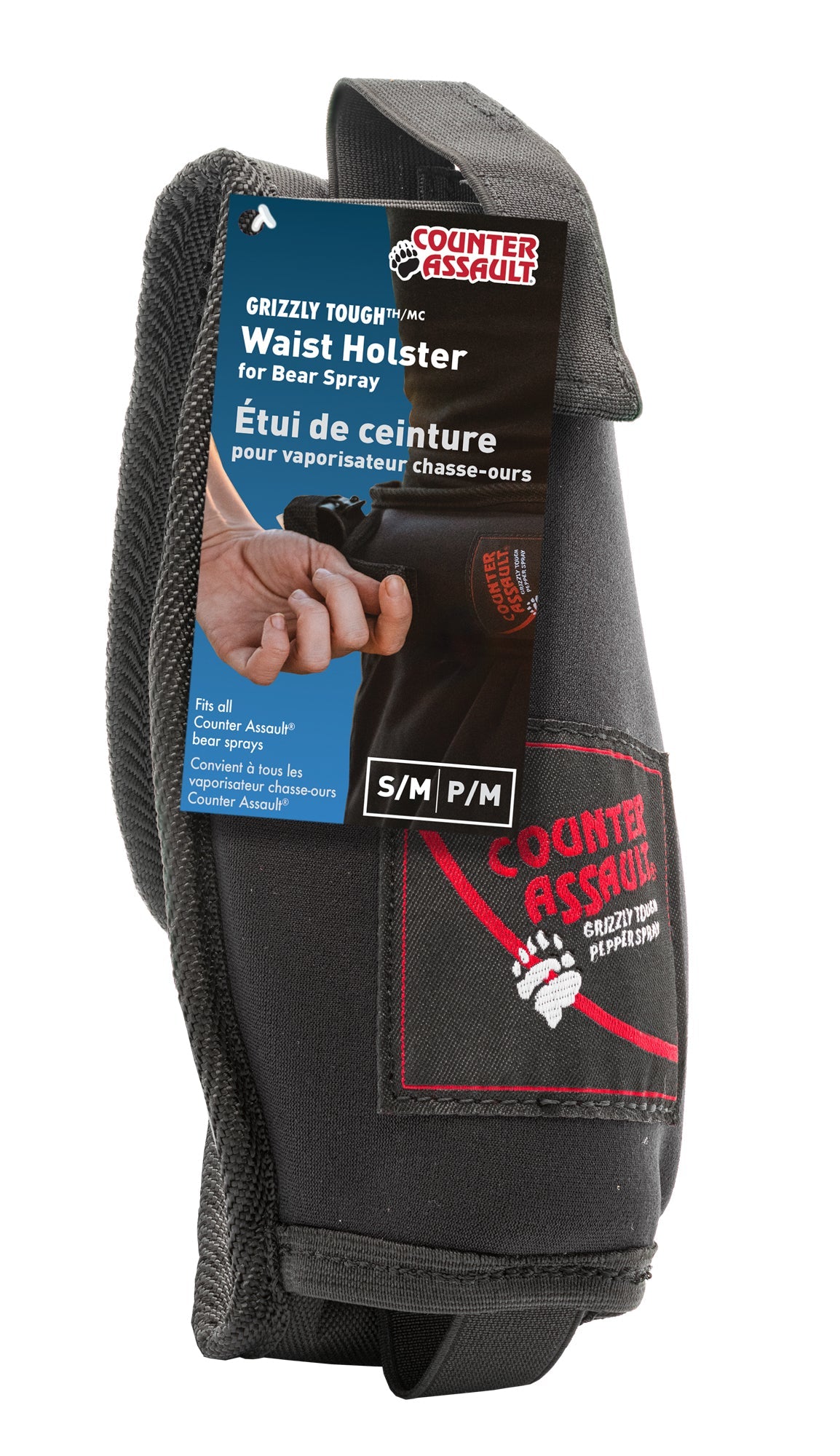 Counter Assault 1506-7086 Bear Spray Waist Holster S/M