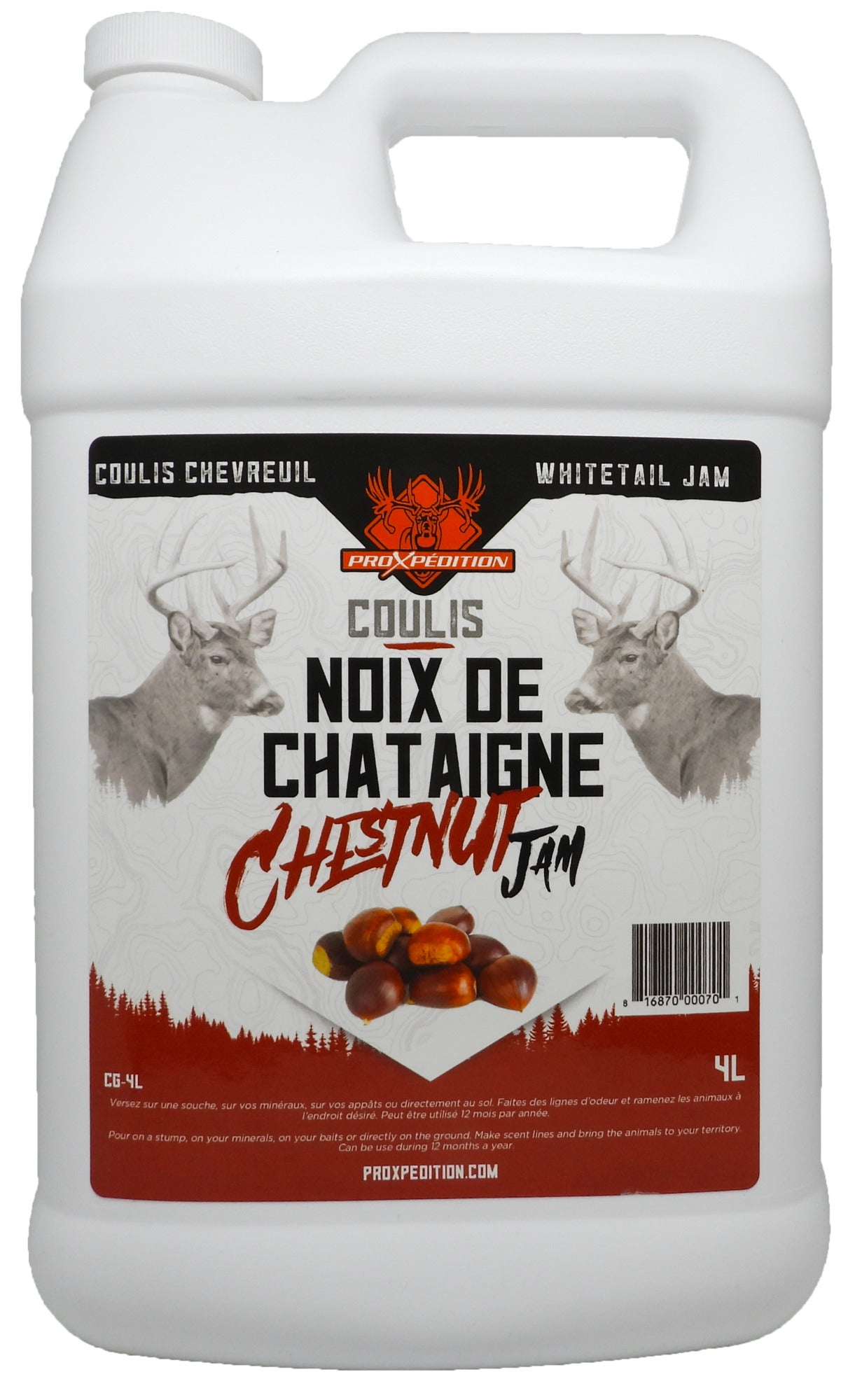 ProXpedition CG-4L Deer Jam Chestnut Flavor 4 L