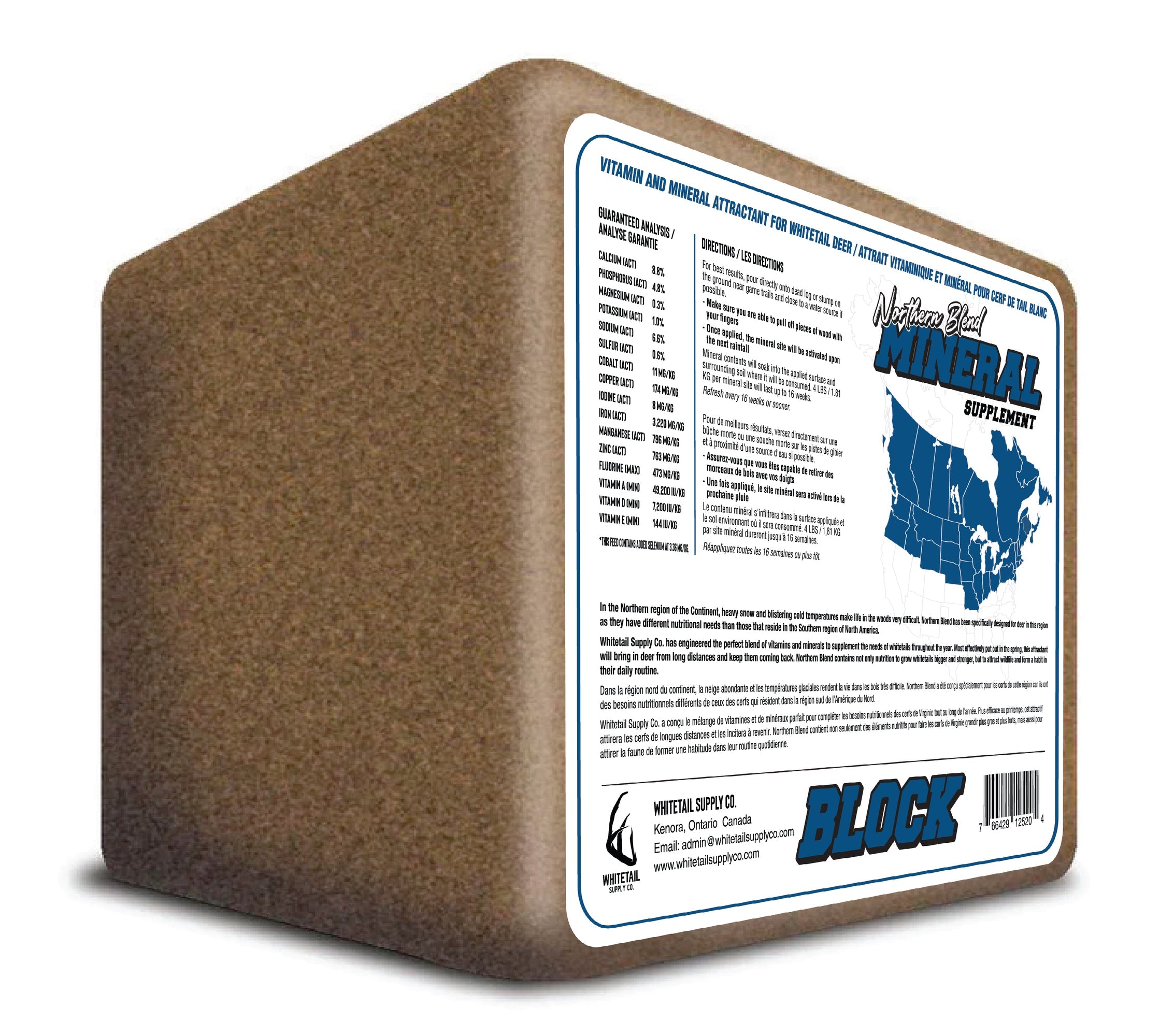 Whitetail NB - MNBLK Northern Blend Mineral Supplement, 25LBS