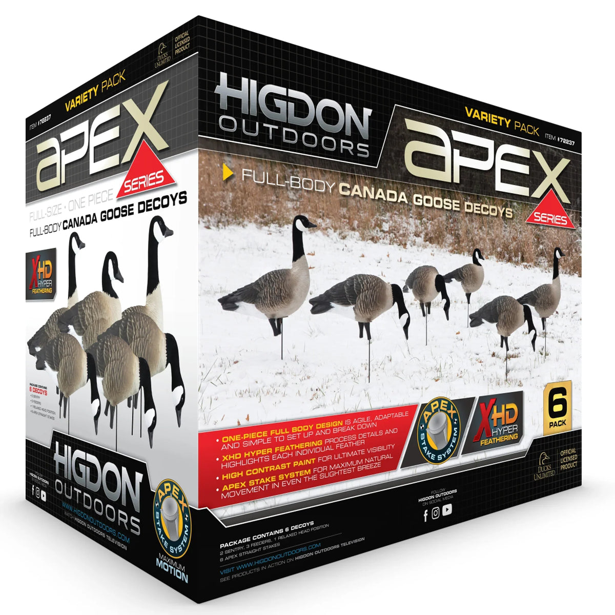 Higdon APEX Full-Size Full-Body Canada Variety Pack B