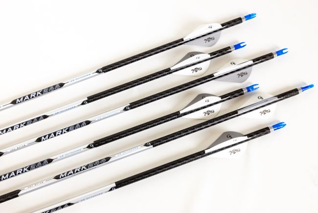 G5 Mark Series 244 Carbon Arrows 6 Pack Fletched - 300