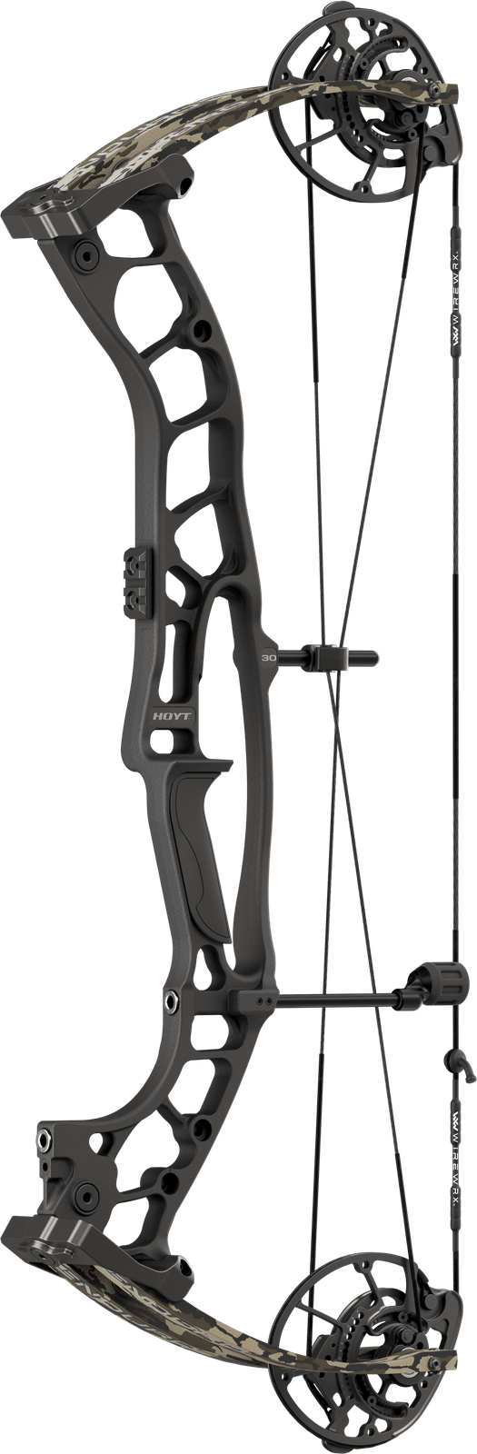 Hoyt Enduro - Black Out with Mossy Oak® Bottomland® Limbs