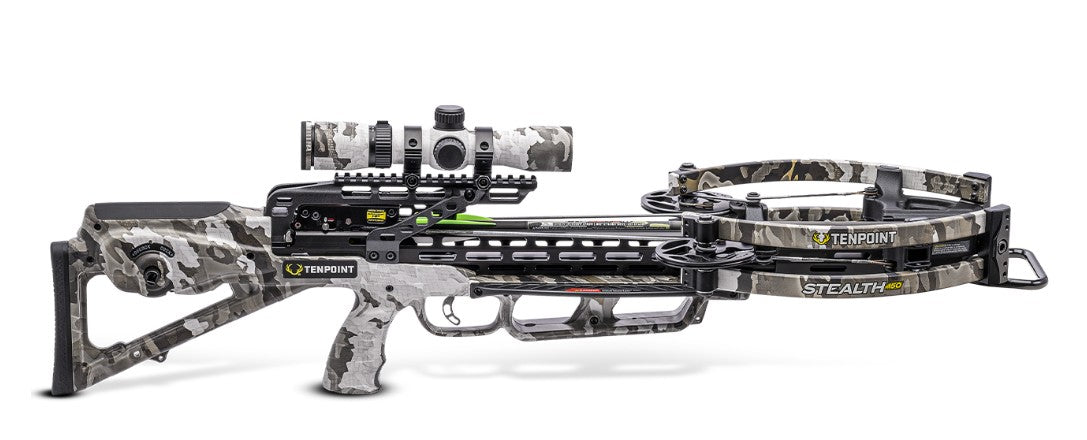 TenPoint STEALTH 450R, ACUslide, RangeMaster 100 Camo Scope