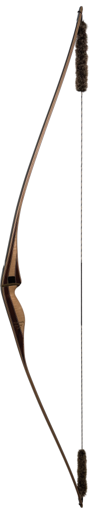 Bear Archery North Branch Longbow - Glossy Bolivian Rosewood/HR Maple / Left Hand / 35