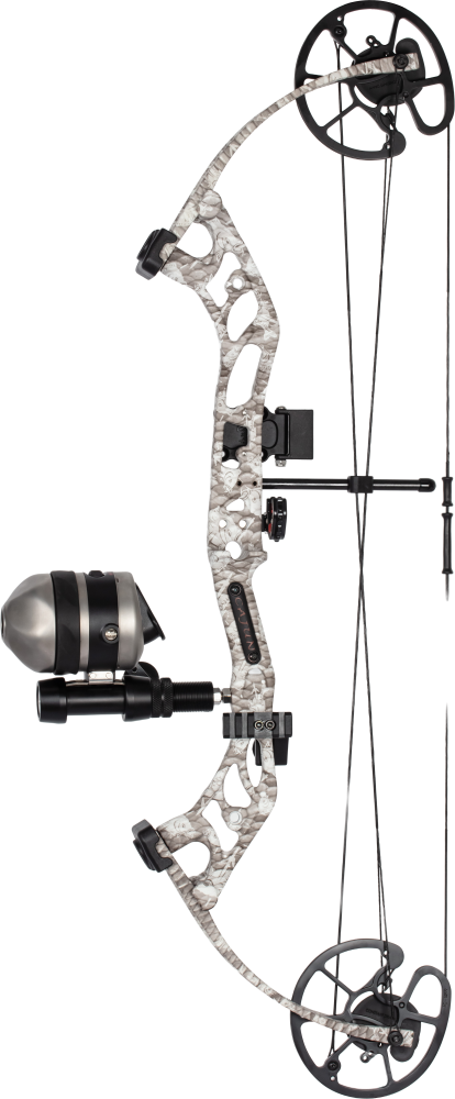Cajun Bowfishing Sucker Punch Pro RTF w Reclaim Reel Bowfishing Bow - Glow / Right Hand / 20-50