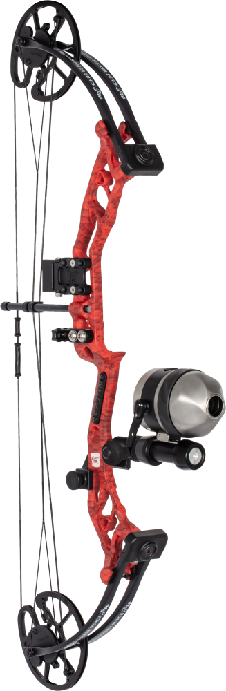 Cajun Bowfishing Sucker Punch Pro RTF w Reclaim Reel Bowfishing Bow - Cajun Red / Right Hand / 20-50