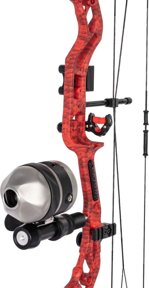 Cajun Bowfishing Sucker Punch Pro RTF w Reclaim Reel Bowfishing Bow - Cajun Red / Right Hand / 20-50