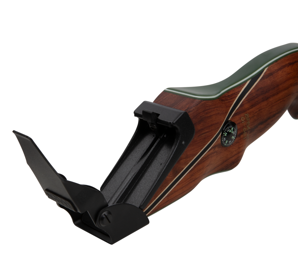 Bear Archery Fred Bear Take Down - Bubinga With Green Glass / Left Hand / B Handle