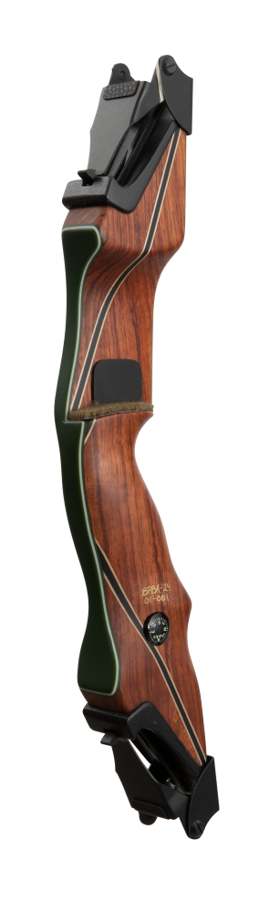 Bear Archery Fred Bear Take Down - Bubinga With Green Glass / Left Hand / B Handle