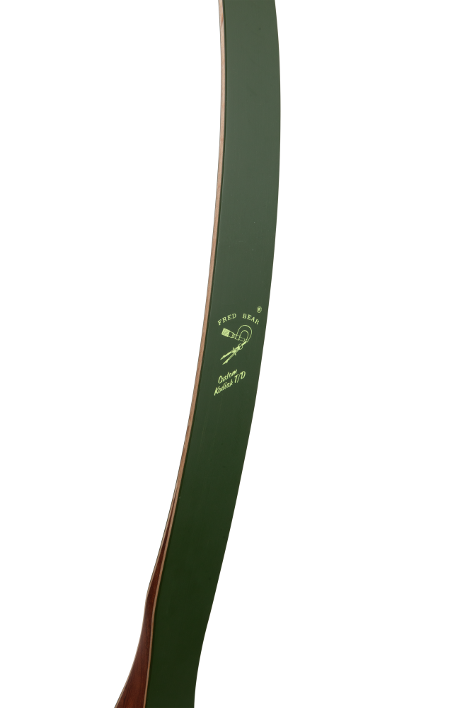 Bear Archery Take Down Limbs Green Glass - Bubinga with Green Glass / 60 lbs. / #1