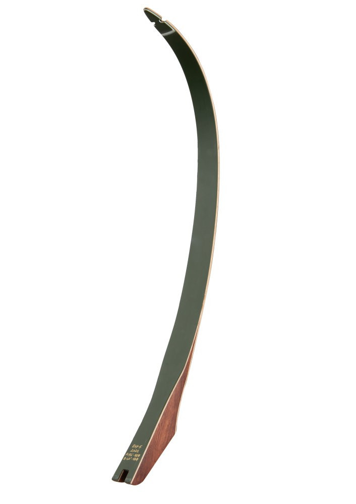 Bear Archery Take Down Limbs Green Glass - Bubinga with Green Glass / 30 lbs. / #1