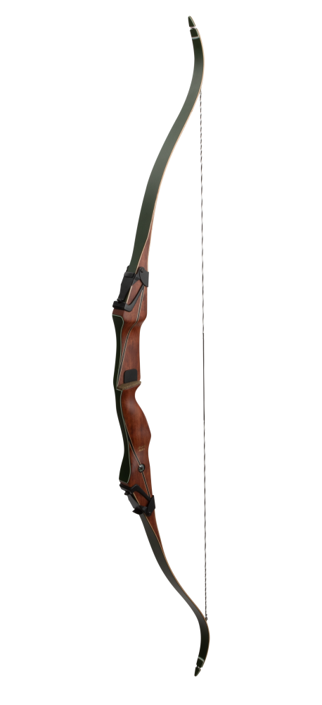 Bear Archery Take Down Limbs Green Glass - Bubinga with Green Glass / 55 lbs. / #1