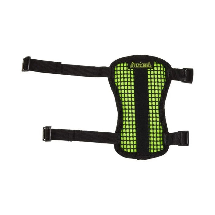 Allen Pulse Pulse Archery 2-Strap Mesh Arm Guard, Black/Green