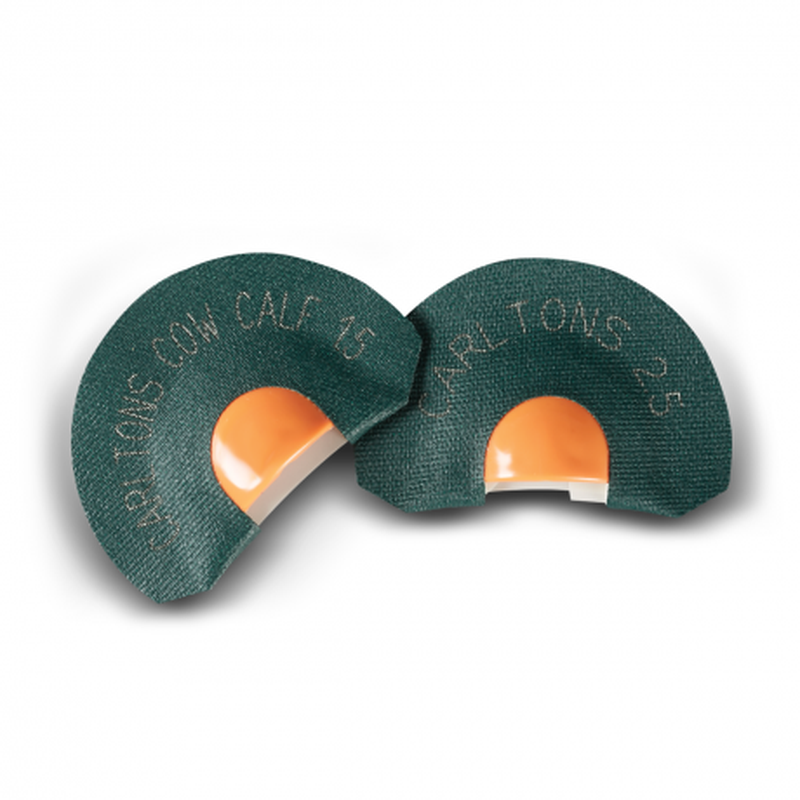 Hunter's Specialties Wayne Carlton Hot Cows Tone Trough Elk Diaphragm Calls 2-pack (70800), original product image sized 800 × 800