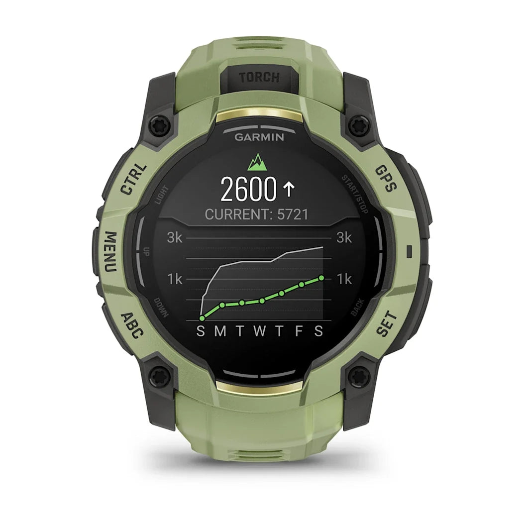 Garmin Instinct 3 – 50 mm AMOLED Fern Green with Fern Green Band
