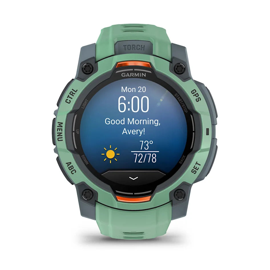 Garmin Instinct 3 – 45 mm, AMOLED Neo Tropic with Neo Tropic Band