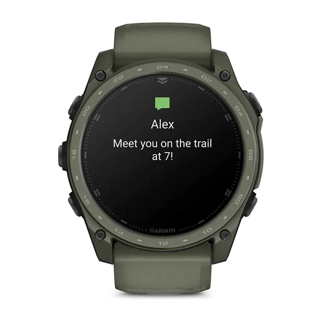 Garmin tactix 8 – 51 mm AMOLED Cerakote Coating Includes Applied Ballistics Ultralight Solver and Olive Drab Cerakote Coating
