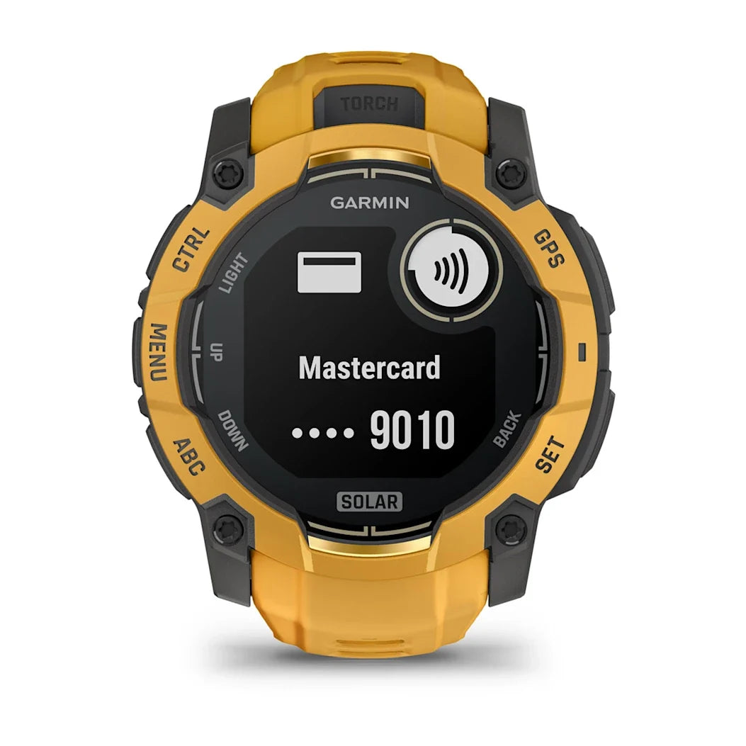 Garmin Instinct 3 – 50 mm Solar Sunburst with Sunburst / Gray Band