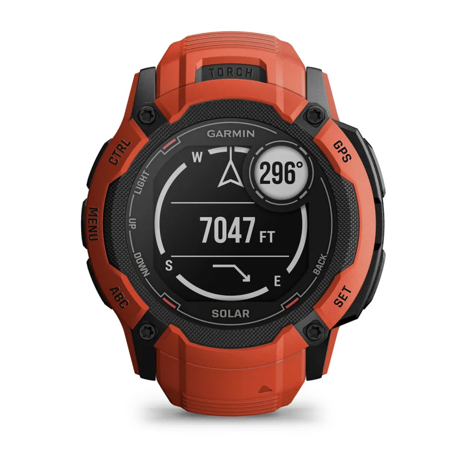 Garmin Instinct 2X Solar Flame Red