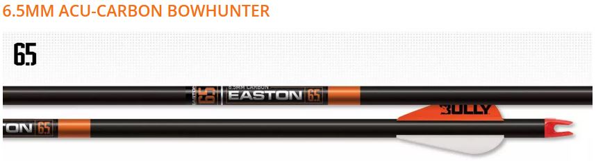 EASTON ARROWS BOWHUNTER 6.5MM