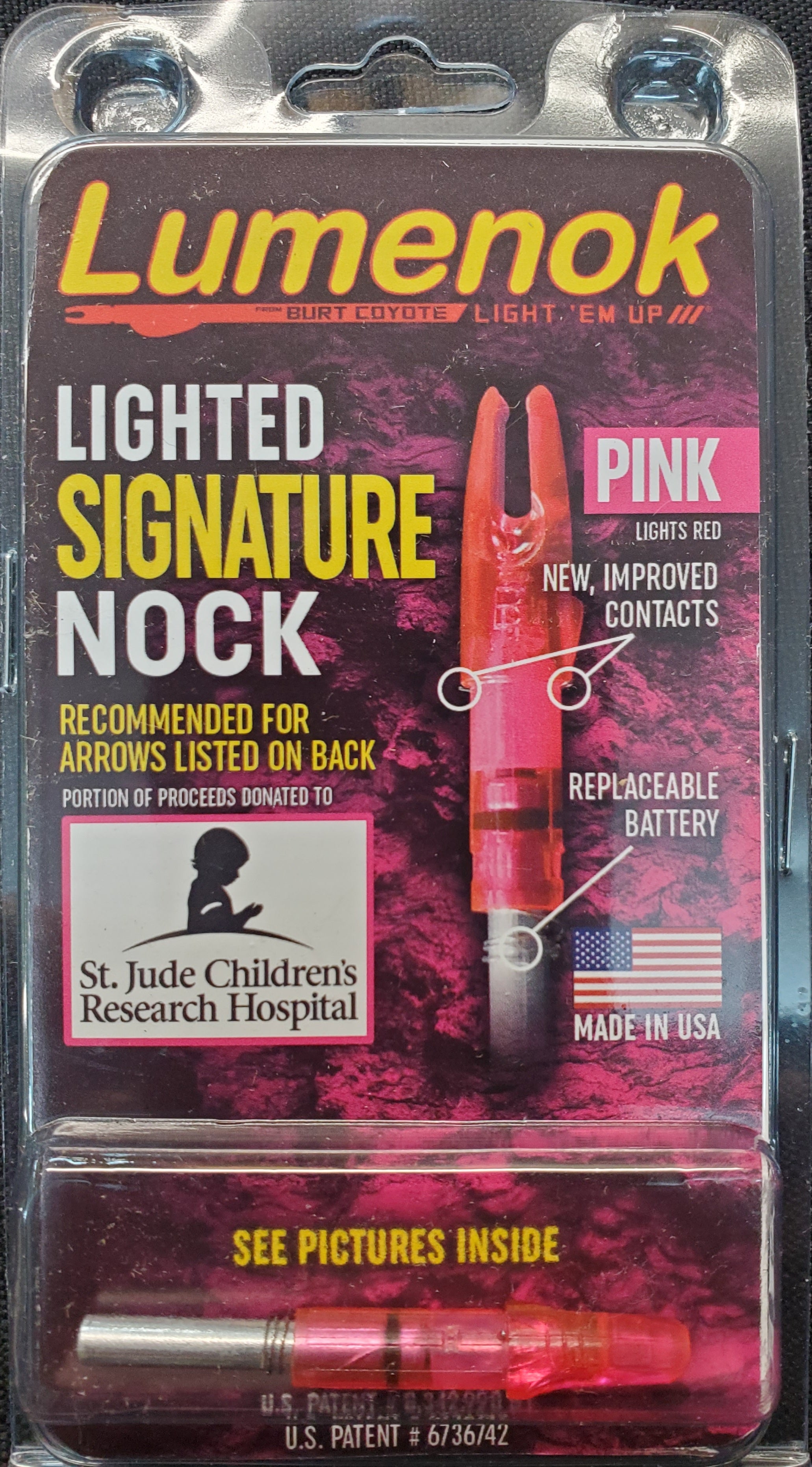 LUMENOK SIGNATURE "S" NOCK SINGLE PK