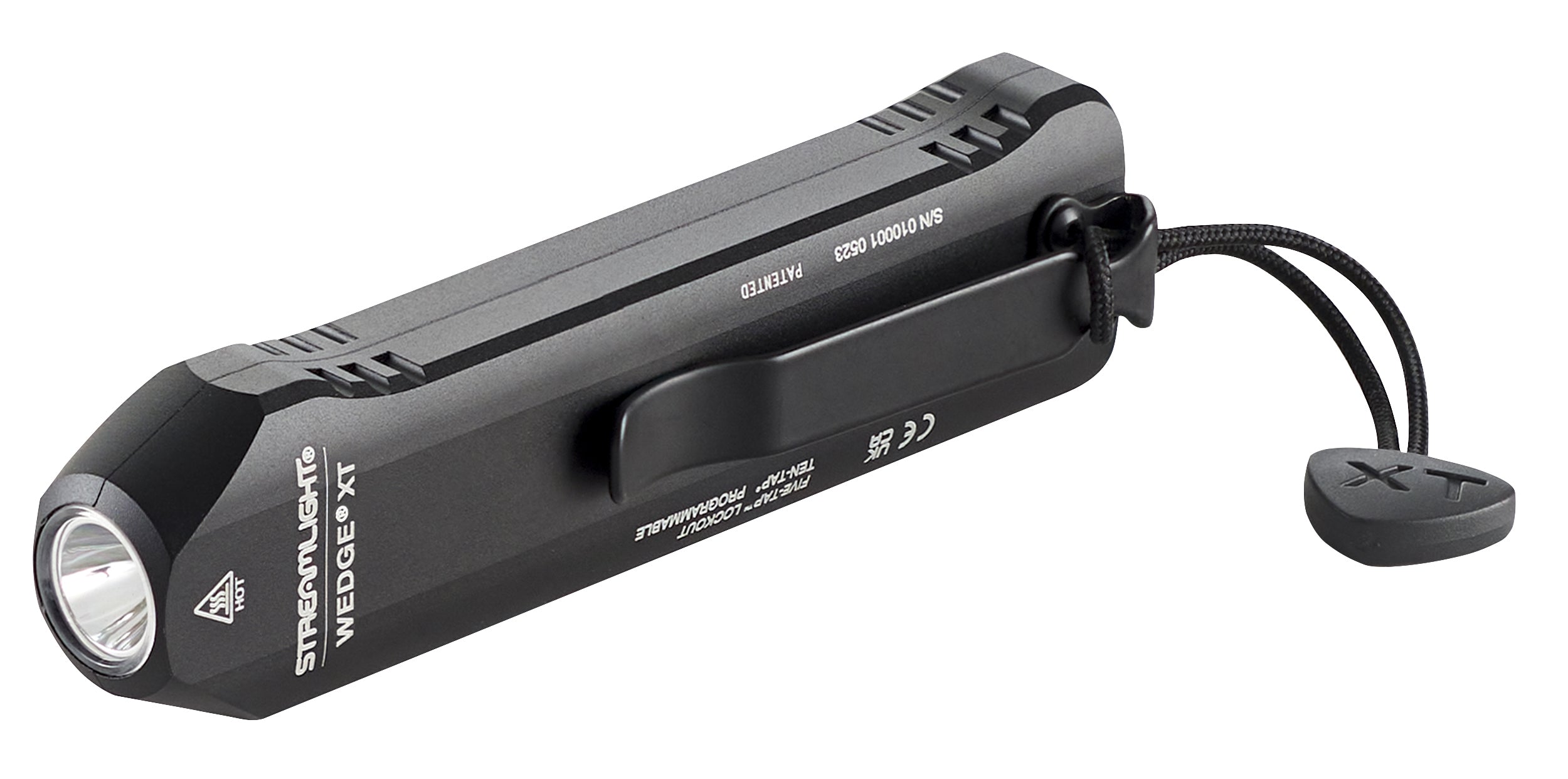 Streamlight 88812 Wedge Xt - Includes USB-C Cord, Pocket Lanyard, Black