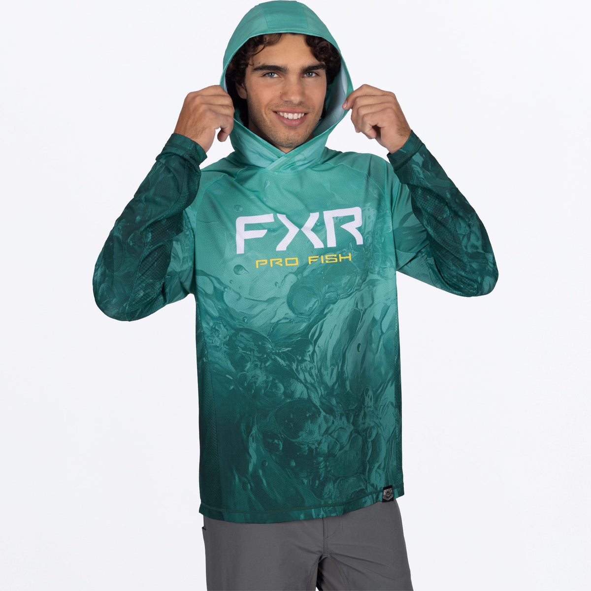 FXR Men's Derby Undertow Air UPF Pullover Hoodie