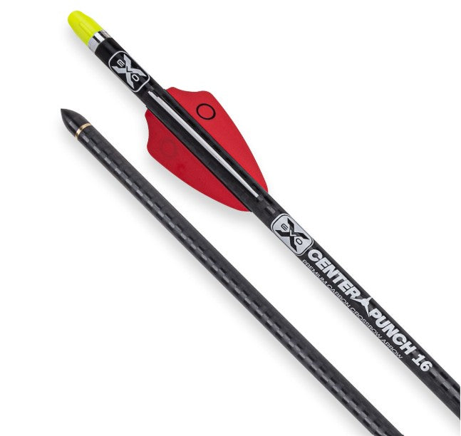 TenPoint 16-inch EVO-X Non-Lighted CenterPunch16 Premium Carbon Crossbow Arrows