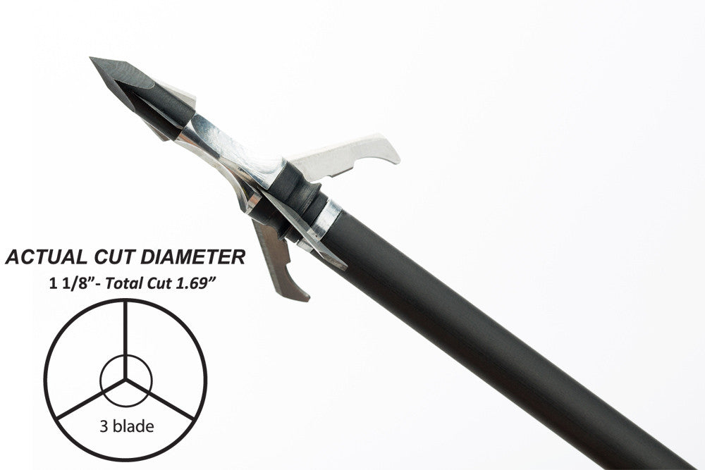 Grim Reaper Razortip Mechanical Broadheads - 125 gr (1 3/8'') - #1913