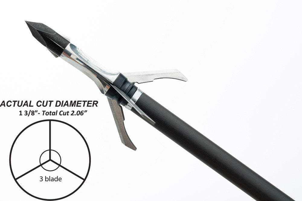 Grim Reaper Razortip Mechanical Broadheads - 100 gr Whitetail Special (2") - #1924