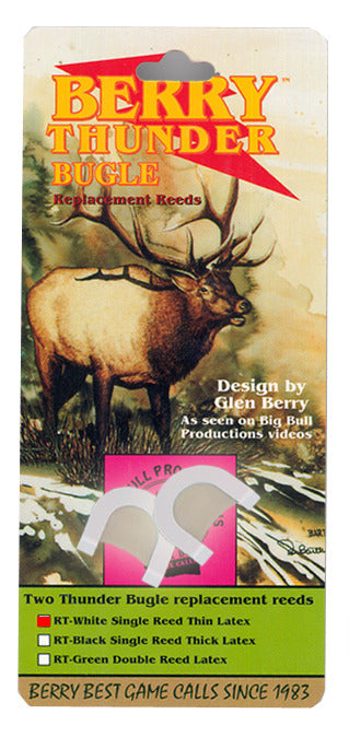 Berry Thunder Bugle White Sm Bull Reeds