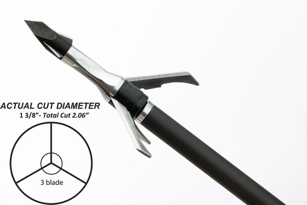 Grim Reaper Razortip Mechanical Broadheads - 100 gr Whitetail Special (2") - #1924