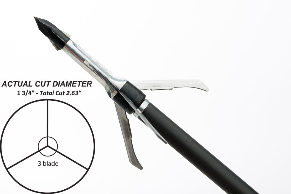 Grim Reaper Razortip Mechanical Broadheads - 100 gr (1 3/8'') - #1903