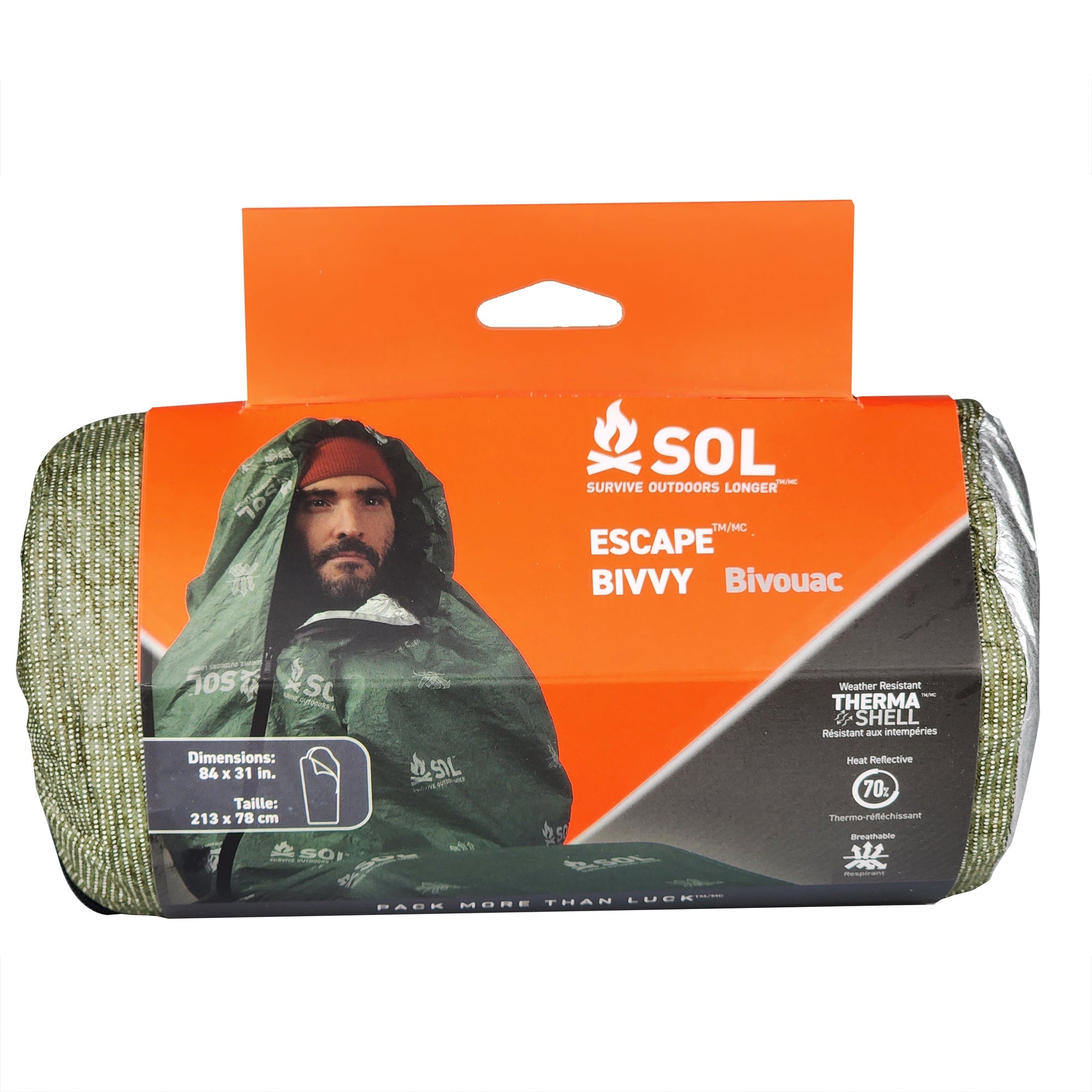 SOL Escape Bivvy with Hood - Green