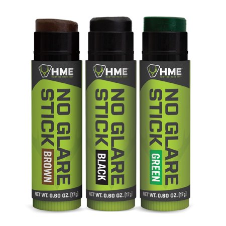 Hunting Made Easy Glare Reducing Sticks Black Brown Dark Green - 3 Pack