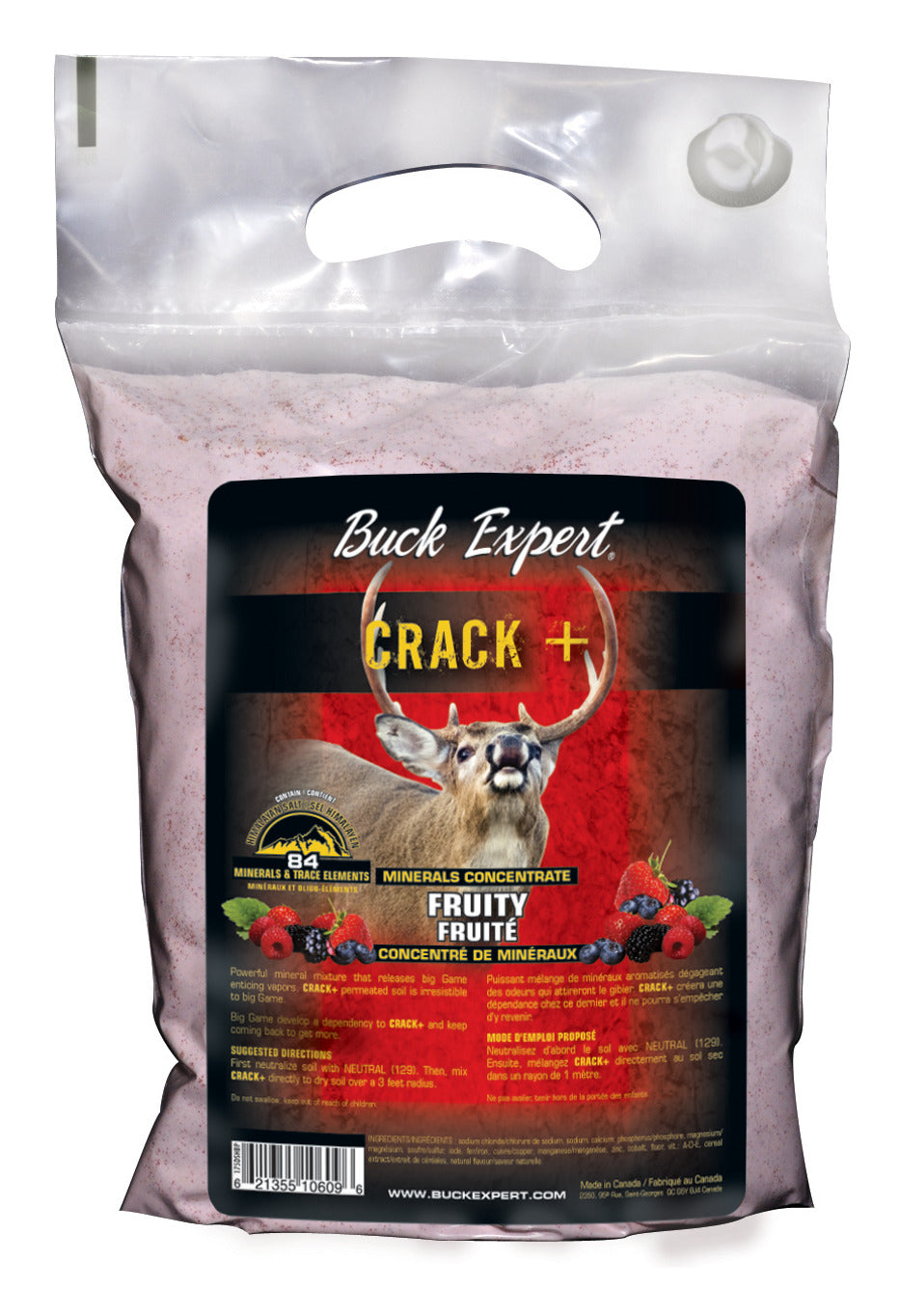 Buck Expert 175DSHBP Baiting Products DEER Crack + / FRUITY - 6.6 LBS