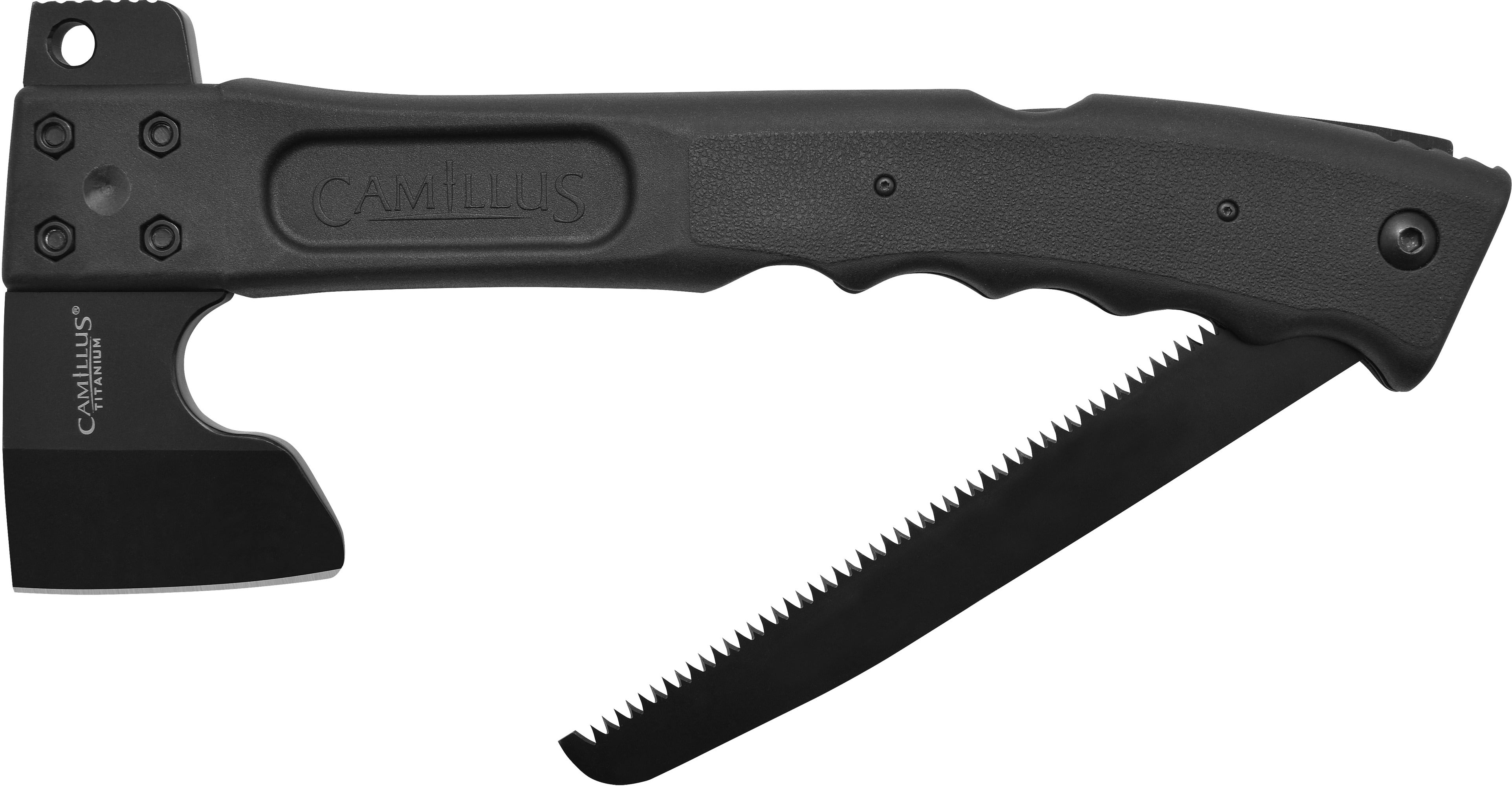 Camillus Camtrax Titanium Bonded Axe with Folding Saw