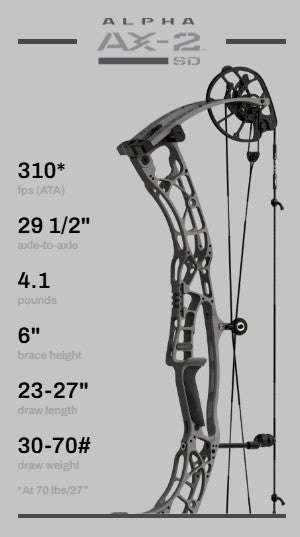 Hoyt Alpha AX-2™ SD (Short Draw) Compound Bow