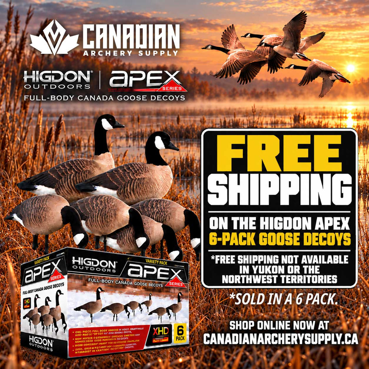 Higdon APEX Full-Size Full-Body Canada Variety Pack B