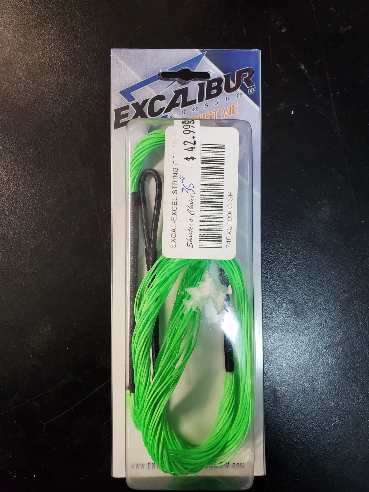 Excaliber String Size Chart EXCALIBUR CROSSBOWS 35