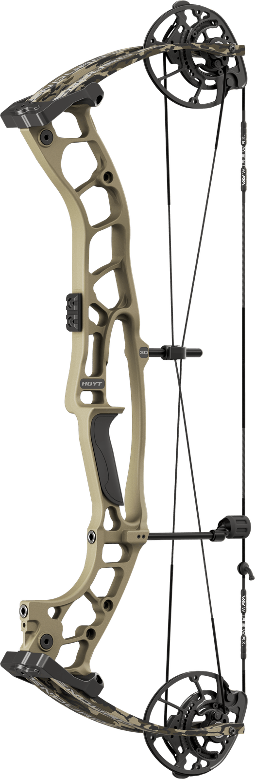 Hoyt Enduro - Sandstorm with Mossy Oak® Bottomland® Limbs
