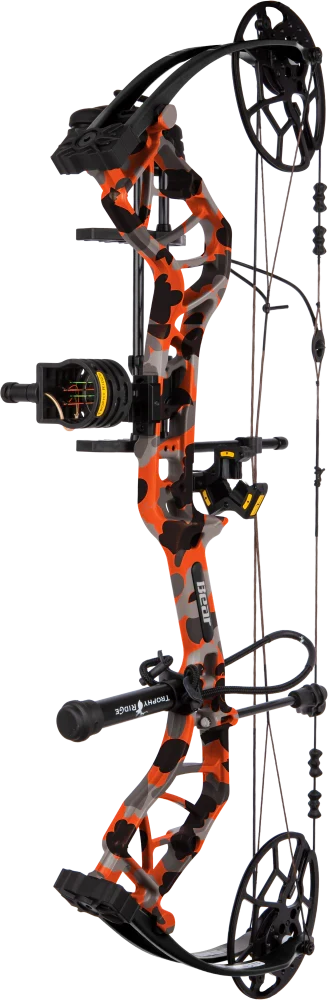 Bear Archery Legit Maxx RTH Compound Bow - Fred Bear Fire / Right Hand / 10-70