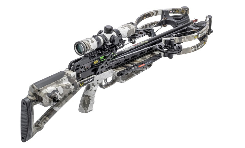 TenPoint STEALTH 450R, ACUslide, RangeMaster 100 Camo Scope