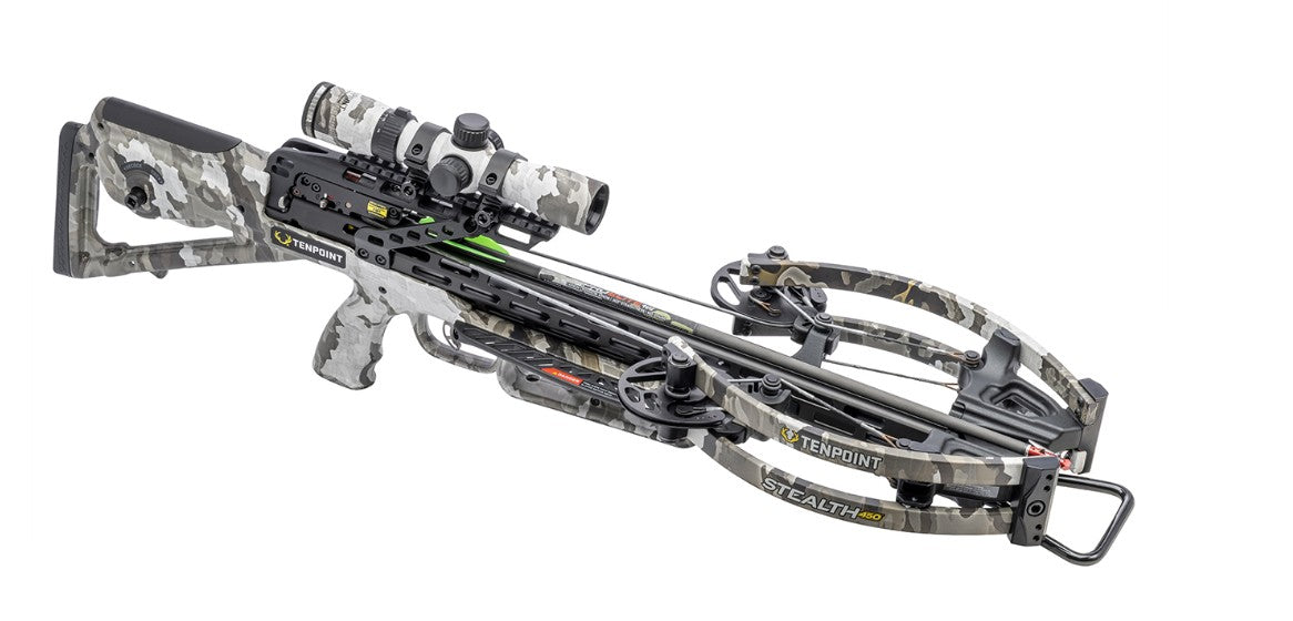 TenPoint STEALTH 450R, ACUslide, RangeMaster 100 Camo Scope
