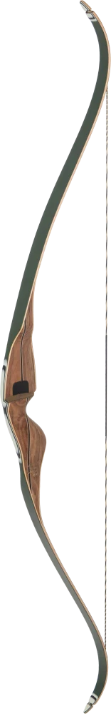 Bear Archery Kodiak Hunter Traditional Bow - Shedua / Green / Left Hand / 40